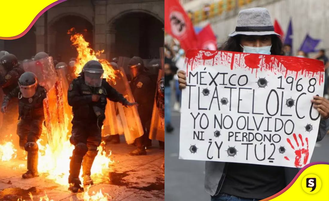 Alta de 78 policías tras marcha del 2 de octubre