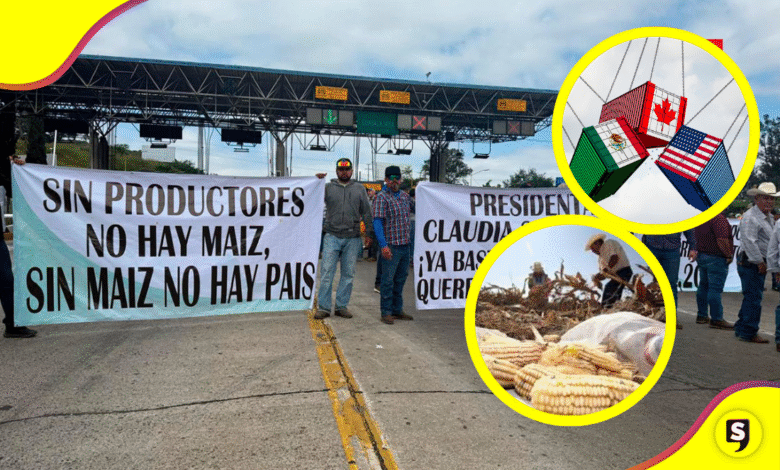 Agricultores paralizan México con bloqueos