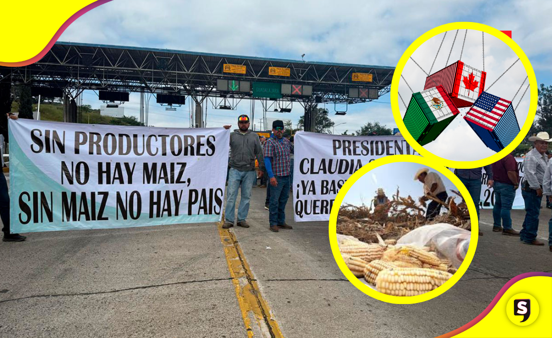 Agricultores paralizan México con bloqueos