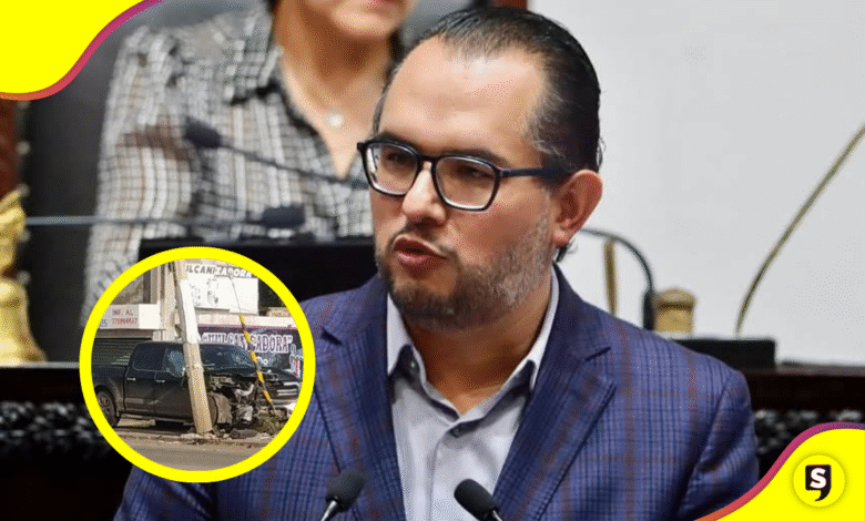 ​Jefe priista en Hidalgo choca; "sólo pestañeé", dice​
