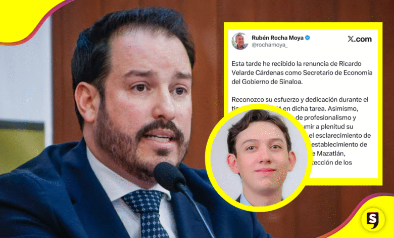 Dimite secretario de Sinaloa por caso de joven desaparecido