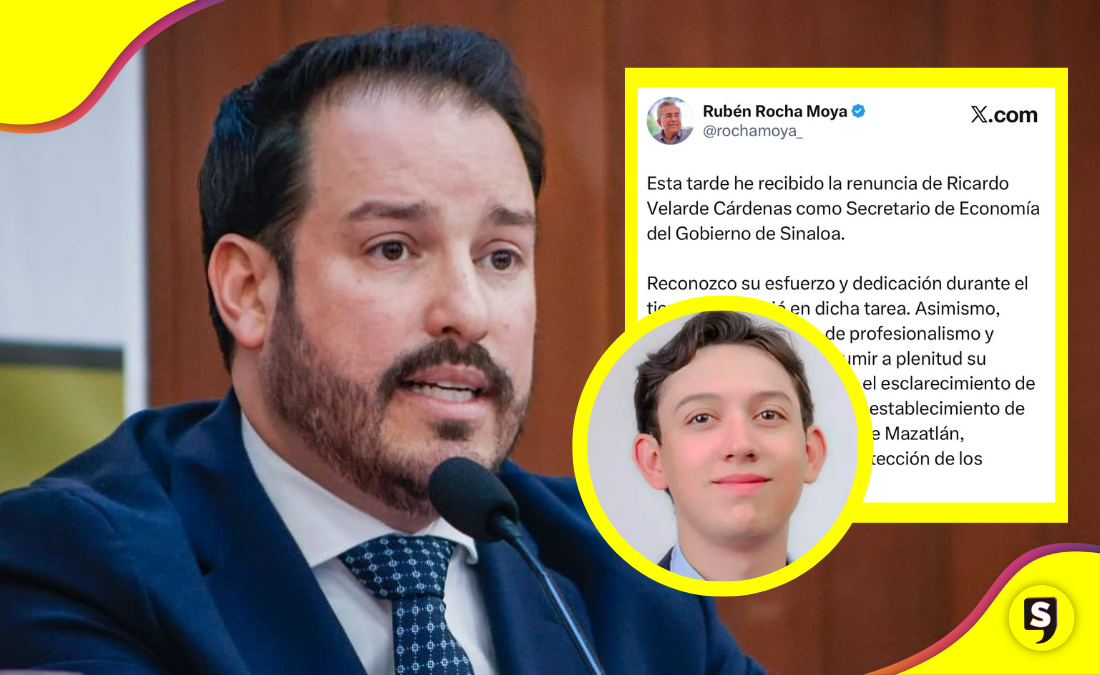 Dimite secretario de Sinaloa por caso de joven desaparecido