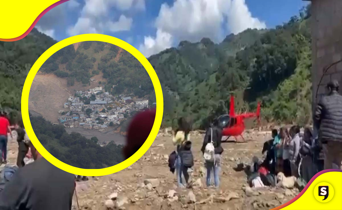 Migrantes rescatan Chapula con helicópteros tras inundaciones