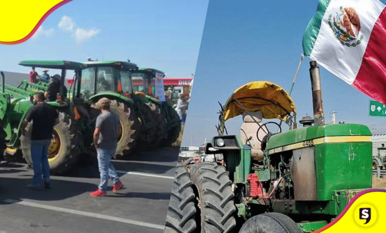 Agricultores mantienen 10 bloqueos en Jalisco y Guanajuato