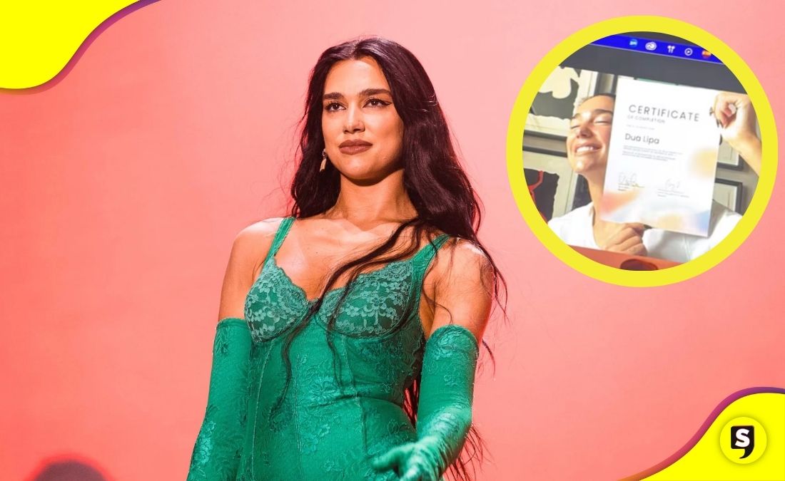 Dua Lipa certificado de español