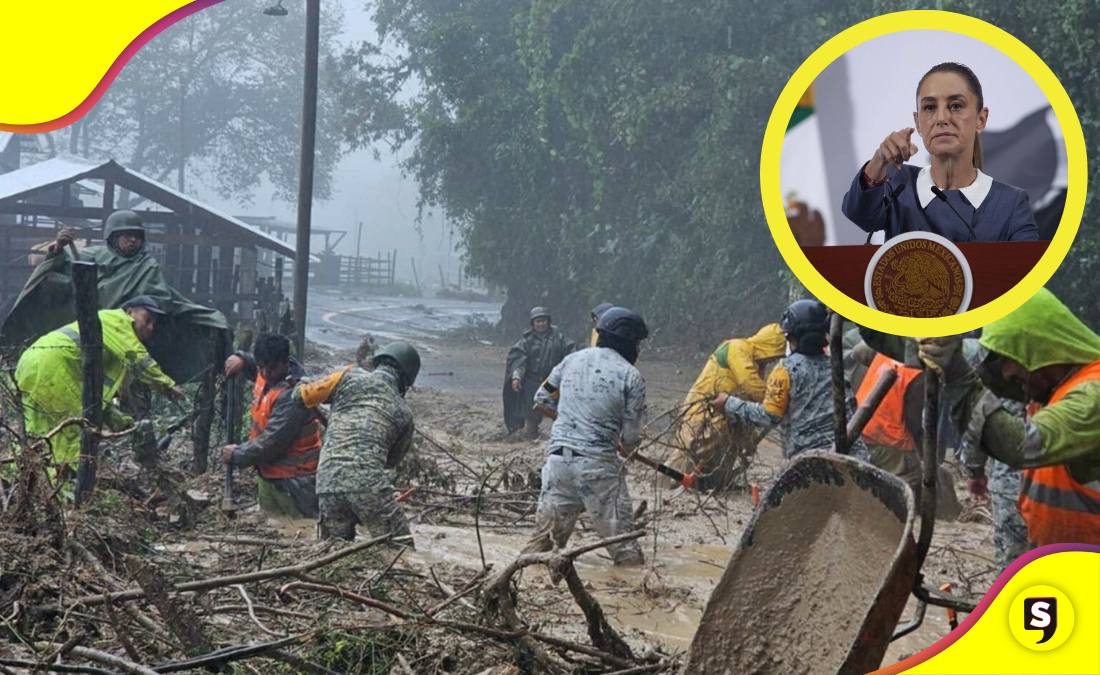 Sheinbaum 70 muertos lluvias