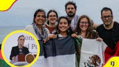Sheinbaum mexicanos Global Sumud