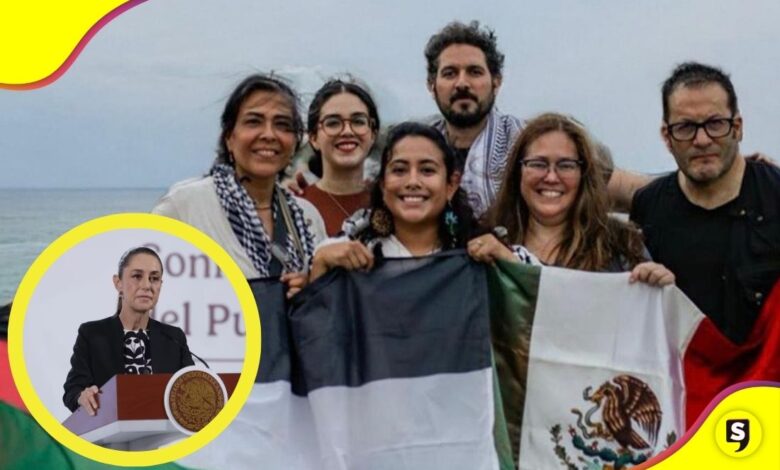 Sheinbaum mexicanos Global Sumud