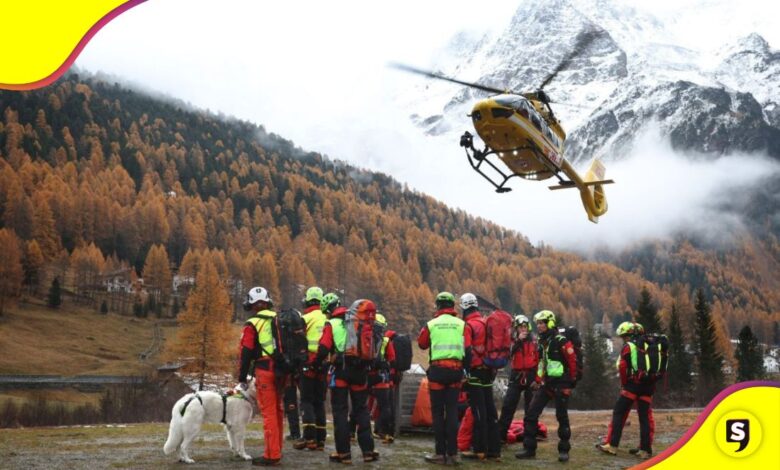 Alpes italianos avalancha alpinistas
