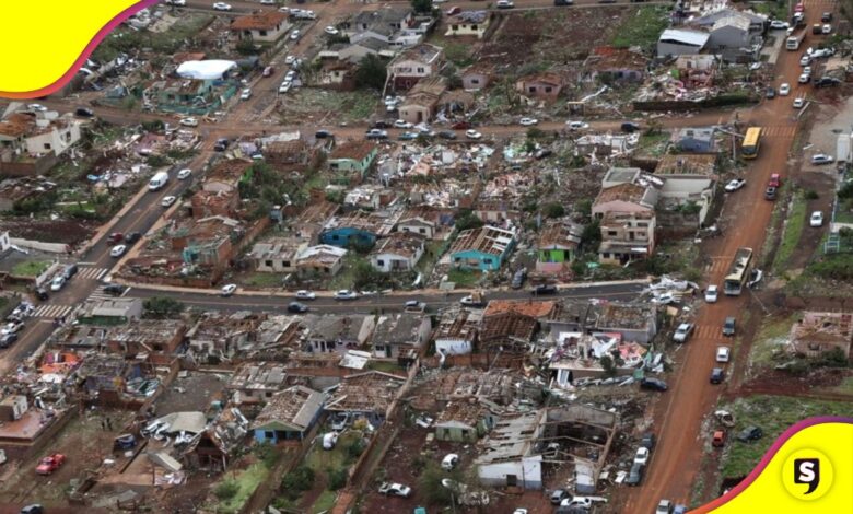 Brasil tornado heridos