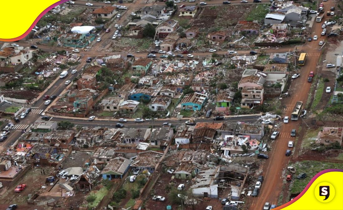 Brasil tornado heridos