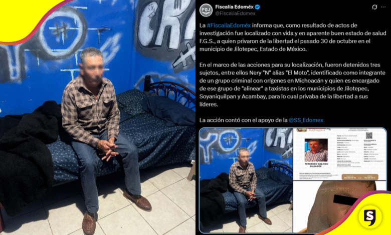 Liberan a transportista secuestrado en Edomex
