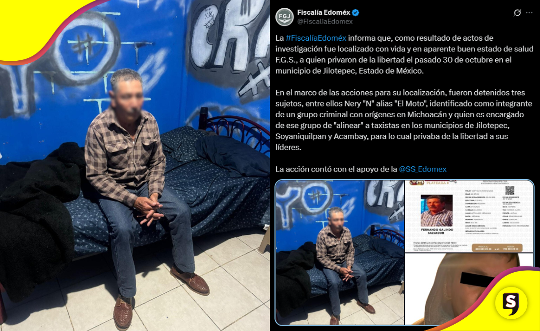 Liberan a transportista secuestrado en Edomex
