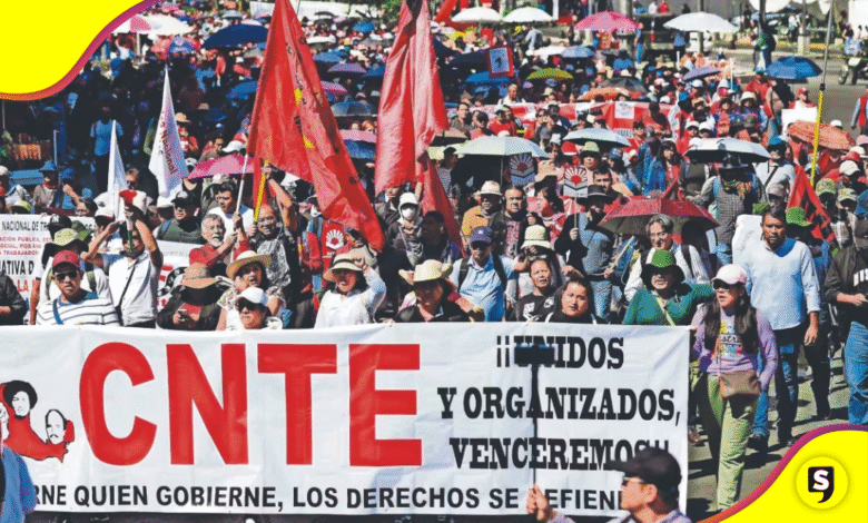 CNTE anuncia paro nacional de 48 horas en noviembre
