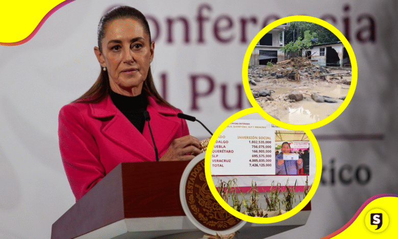 Federación asigna $7,426 millones para damnificados por lluvias