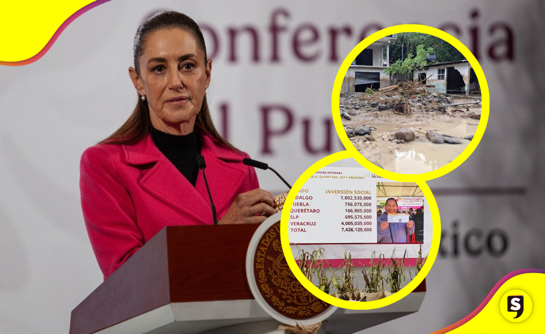 Federación asigna $7,426 millones para damnificados por lluvias