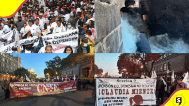 Movilizaciones de la CNTE causan afectaciones en la CDMX