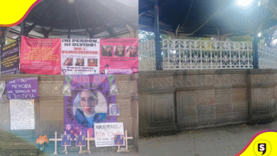 Indignación en Tulancingo: retiran lonas que exigían justicia por triple feminicidio