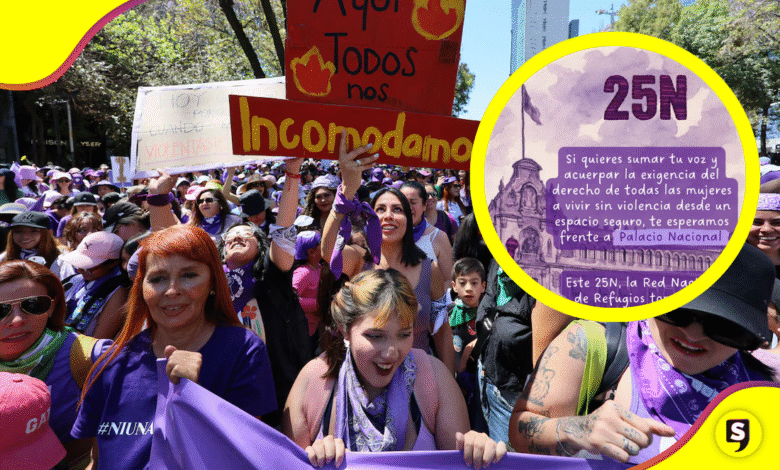 Alistan marcha del 25N en la CDMX