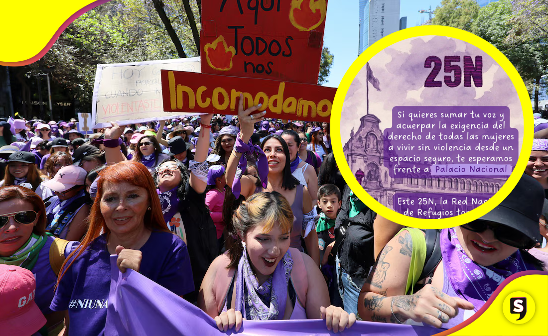 Alistan marcha del 25N en la CDMX