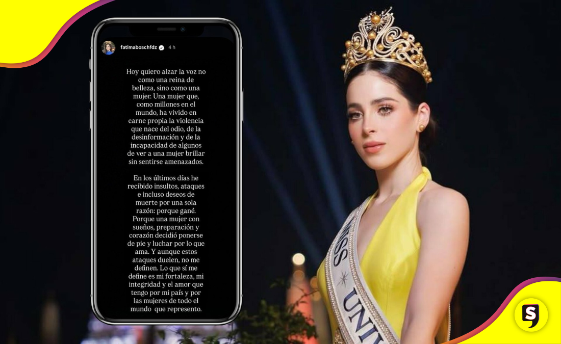 Miss Universo Fátima Bosch denuncia mensajes de odio en redes