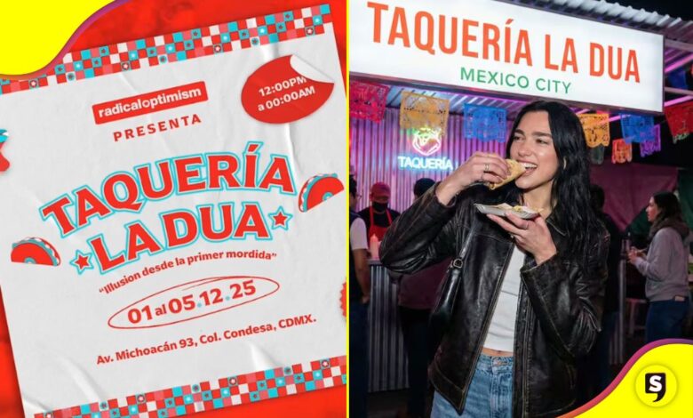 Dua Lipa taquería