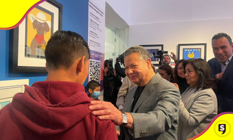 "Lo que mis ojos ven": una exposición que plasma emociones de los niños de la casa DIF.