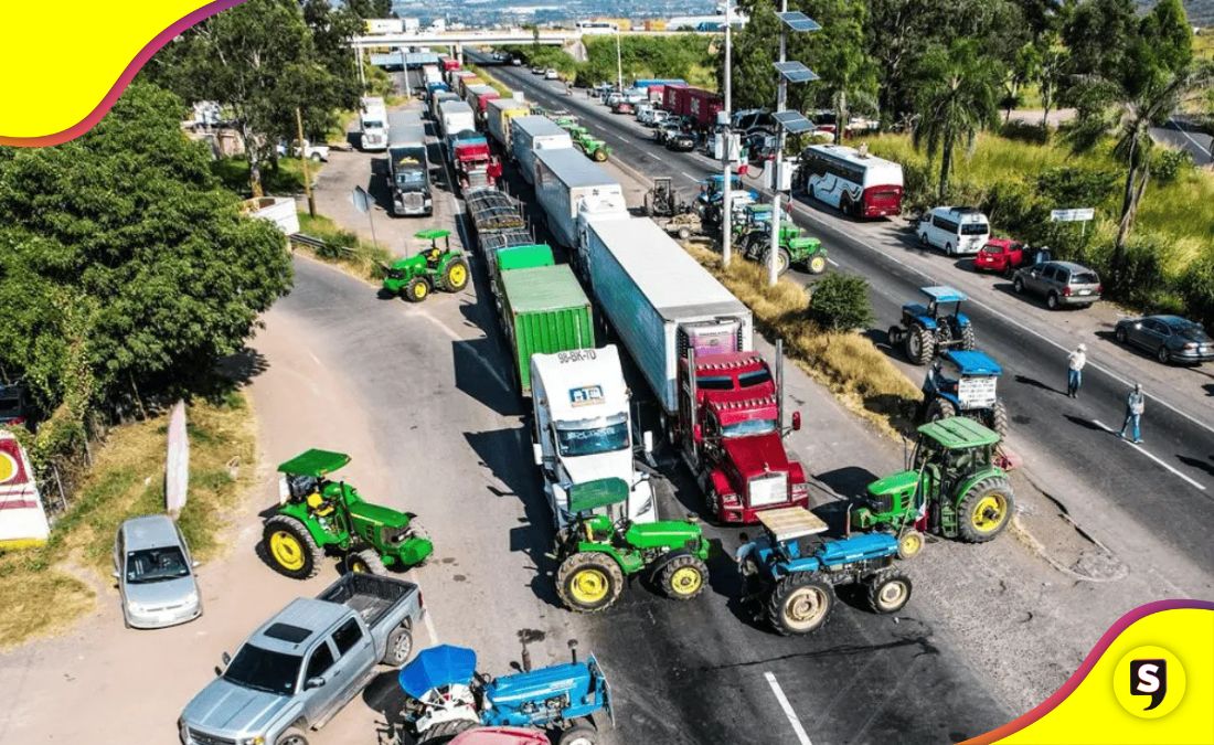 Líderes de campesinos y transportistas bloqueos