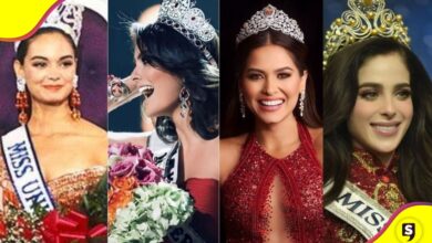 Vestido rojo Miss Universo