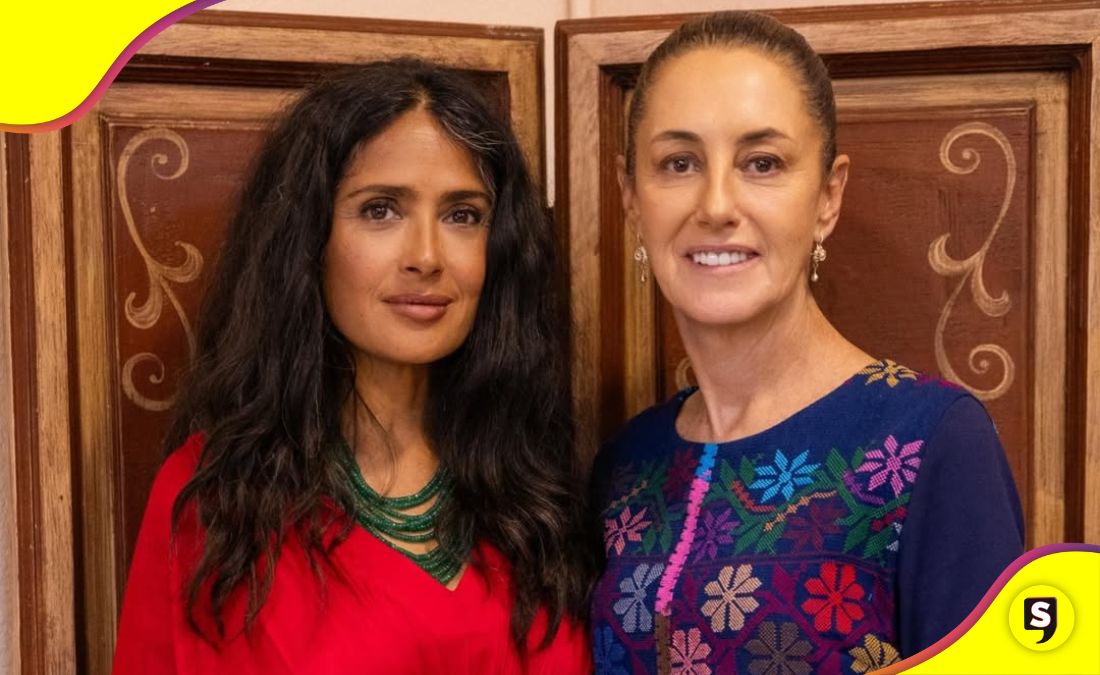 Salma Hayek Claudia Sheinbaum