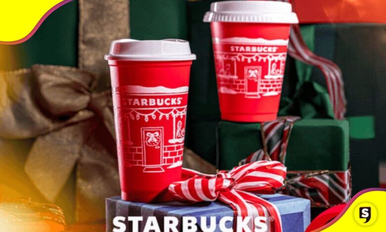 vaso navideño Starbucks noviembre