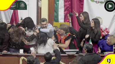 Sesión en el Congreso de la CDMX finaliza a golpes