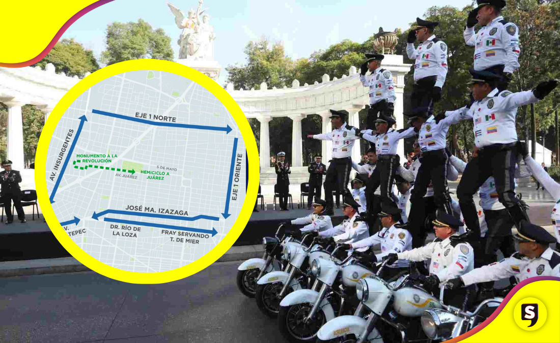 CDMX se paraliza por desfile de policías: rutas colapsadas