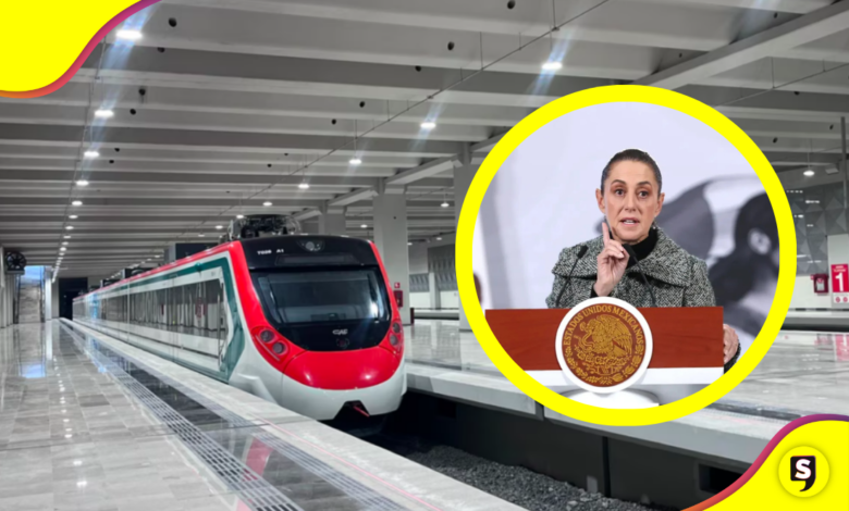 ¡Al 92%! Sheinbaum anuncia que el tren AIFA-Lechería está casi 'listo'