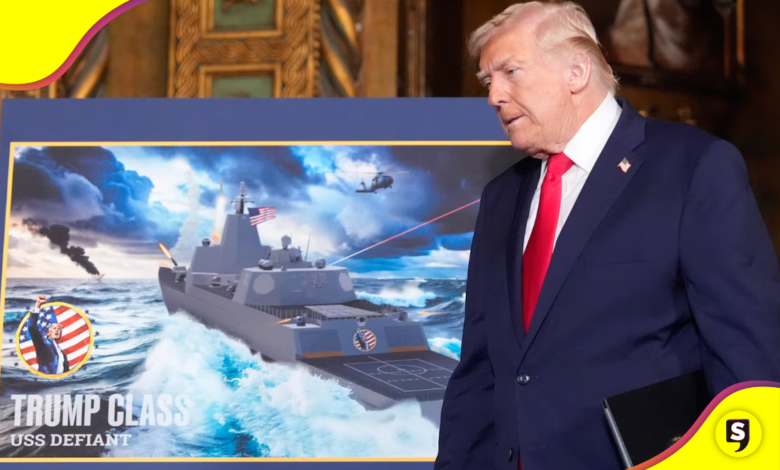 Trump anuncia construcción de dos buques, llevarán su nombre