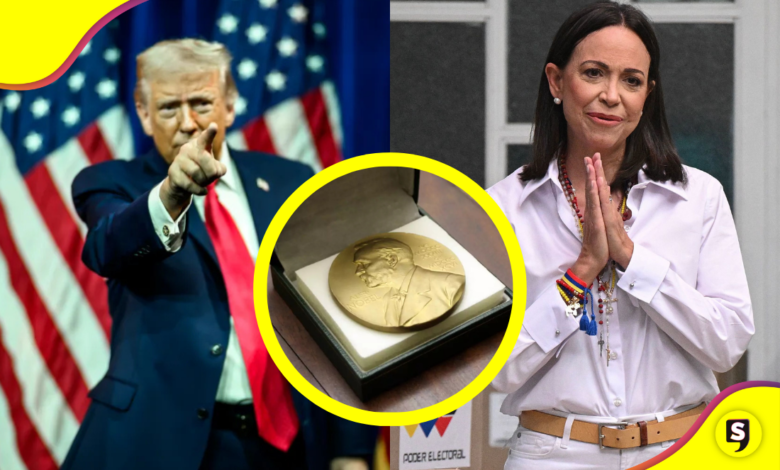 Corina Machado ofrece compartir su Nobel de la Paz con Trump