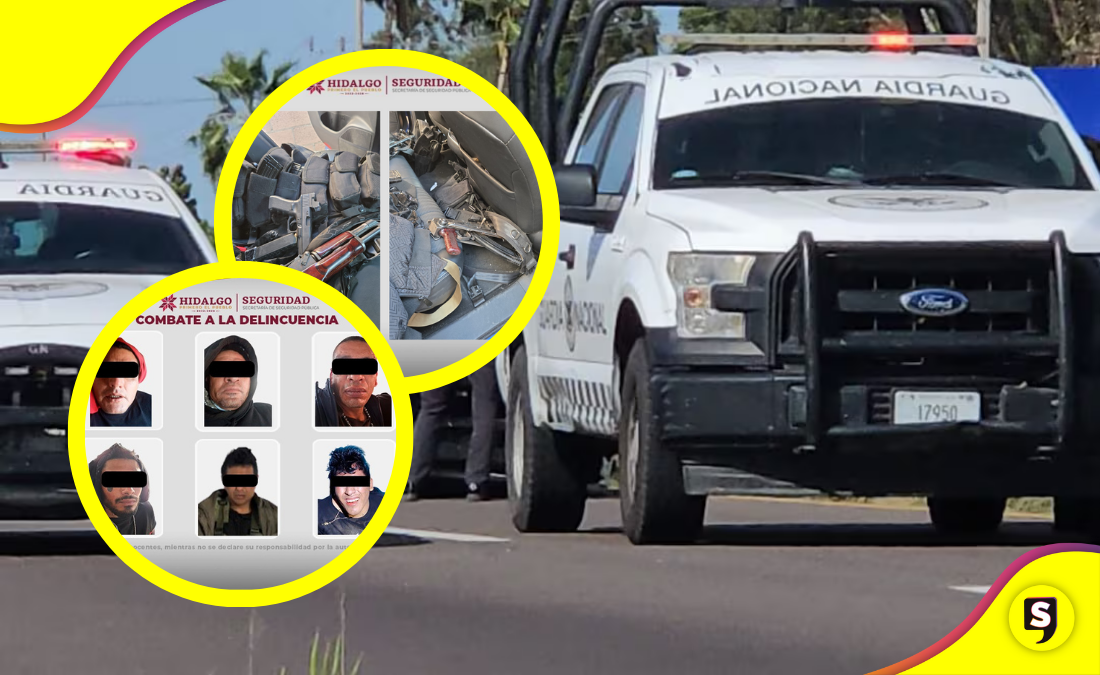 ¡Tiroteo en Tula! Capturan a agresores con arsenal y drogas