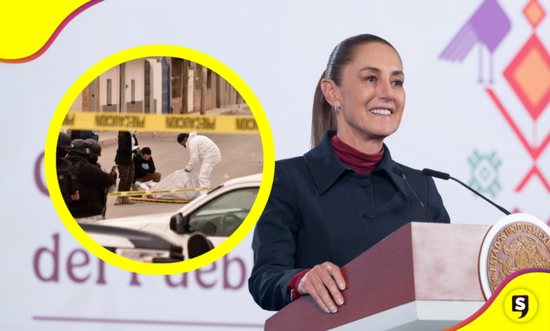 Disminuyen los homicidios 40%, asegura Sheinbaum