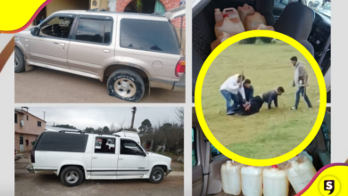 Huachicoleros y policías se enfrentaron a balazos en Acaxochitlán
