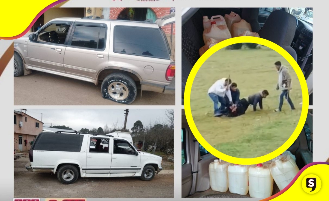 Huachicoleros y policías se enfrentaron a balazos en Acaxochitlán