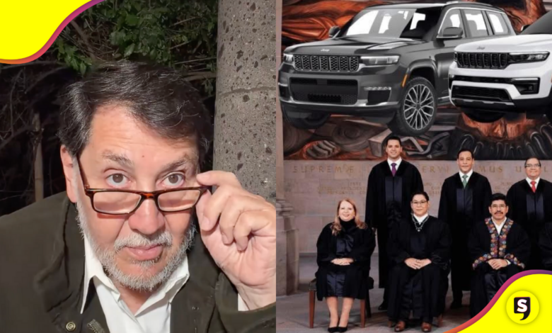 Noroña defiende las camionetas de lujo de los ministros