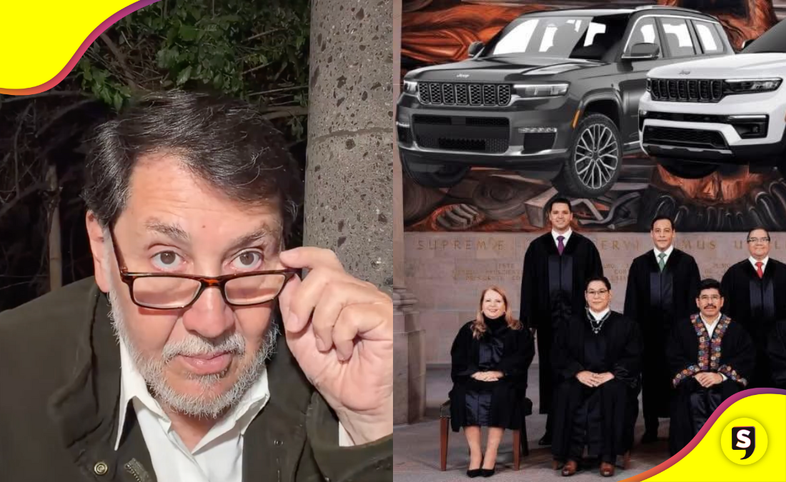 Noroña defiende las camionetas de lujo de los ministros