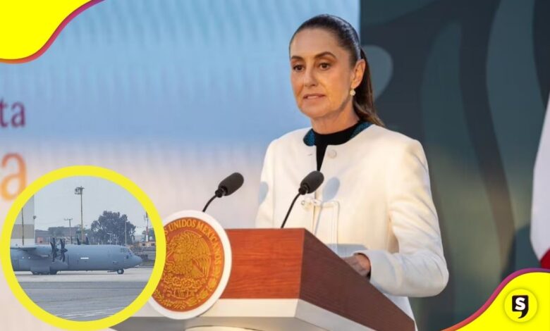 Sheinbaum avión Hércules Senado