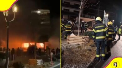 incendio en bar de Suiza