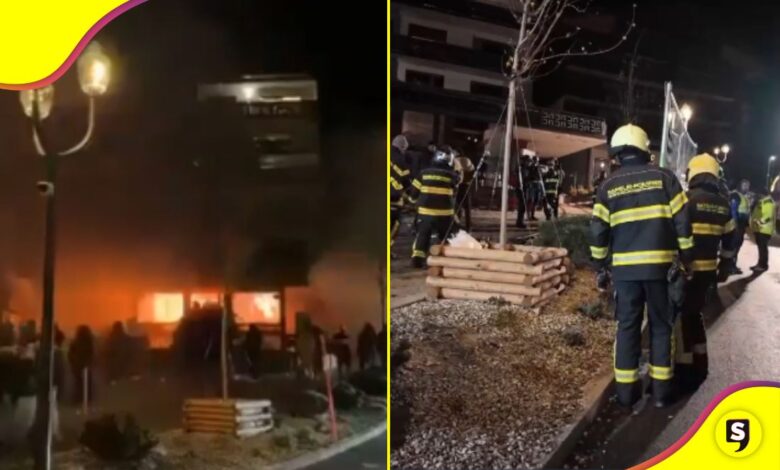 incendio en bar de Suiza