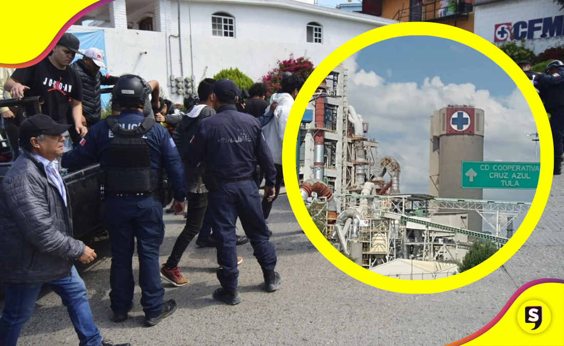 Liberan a 23 detenidos de la Planta Hidalgo de Cruz Azul en Tula