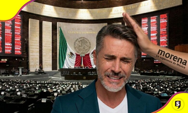 Morena suspensión a Sergio Mayer
