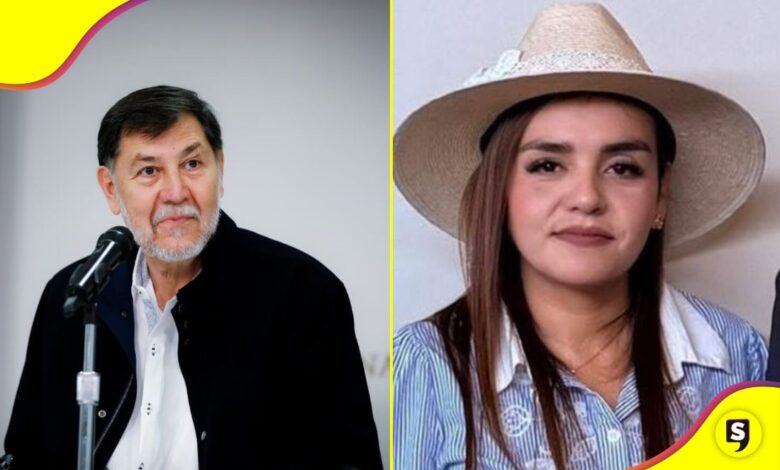 Noroña videos alcaldesa de Uruapan