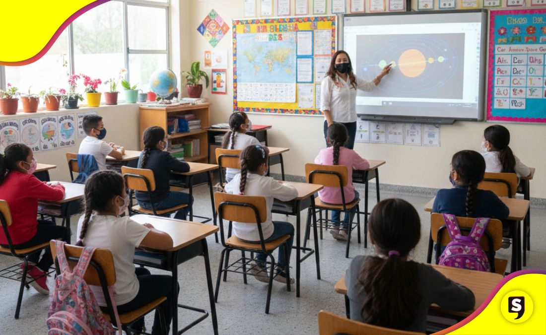 Sarampión escuelas obligatorio el cubrebocas