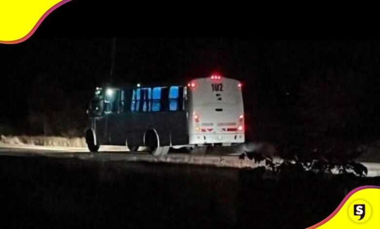 desaparición de pasajeros en autobús SLP